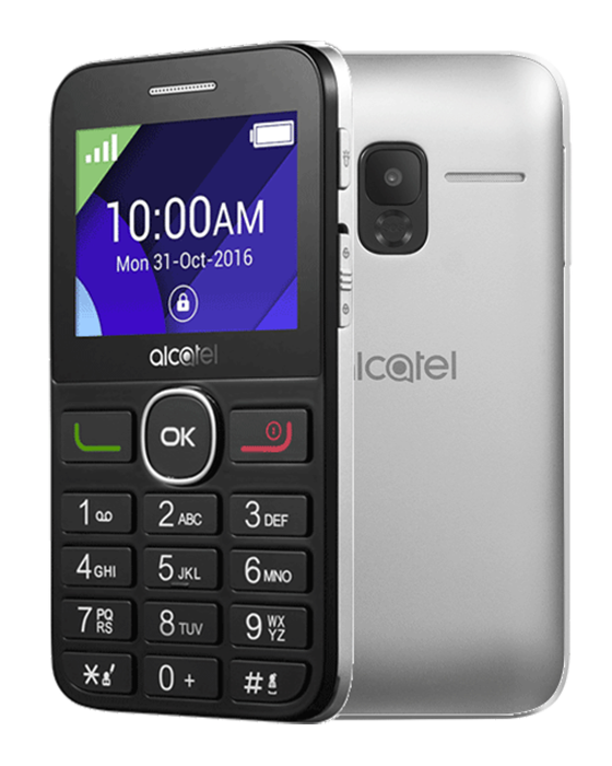 Alcatel 2008G Téléphone portable Senior Noir Blanc - Cdiscount Téléphonie